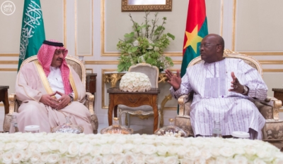 ولي العهد مع رئيس بوركينا فاسو2