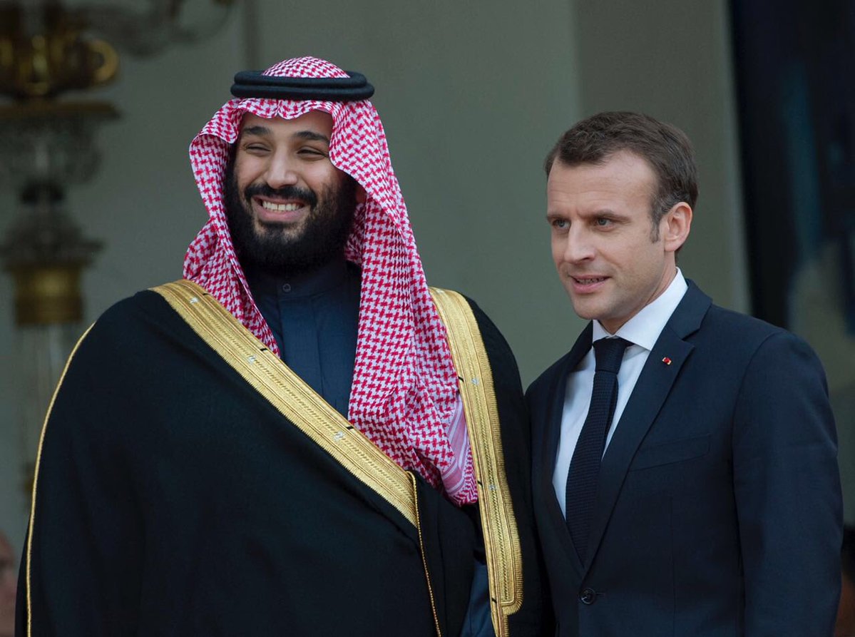 محمد بن سلمان يتلقى اتصالًا هاتفيًّا من الرئيس الفرنسي