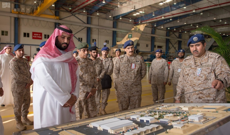 ولي ولي العهد يتفقد برنامج تطوير مقاتلات التورنيدو السعودية1