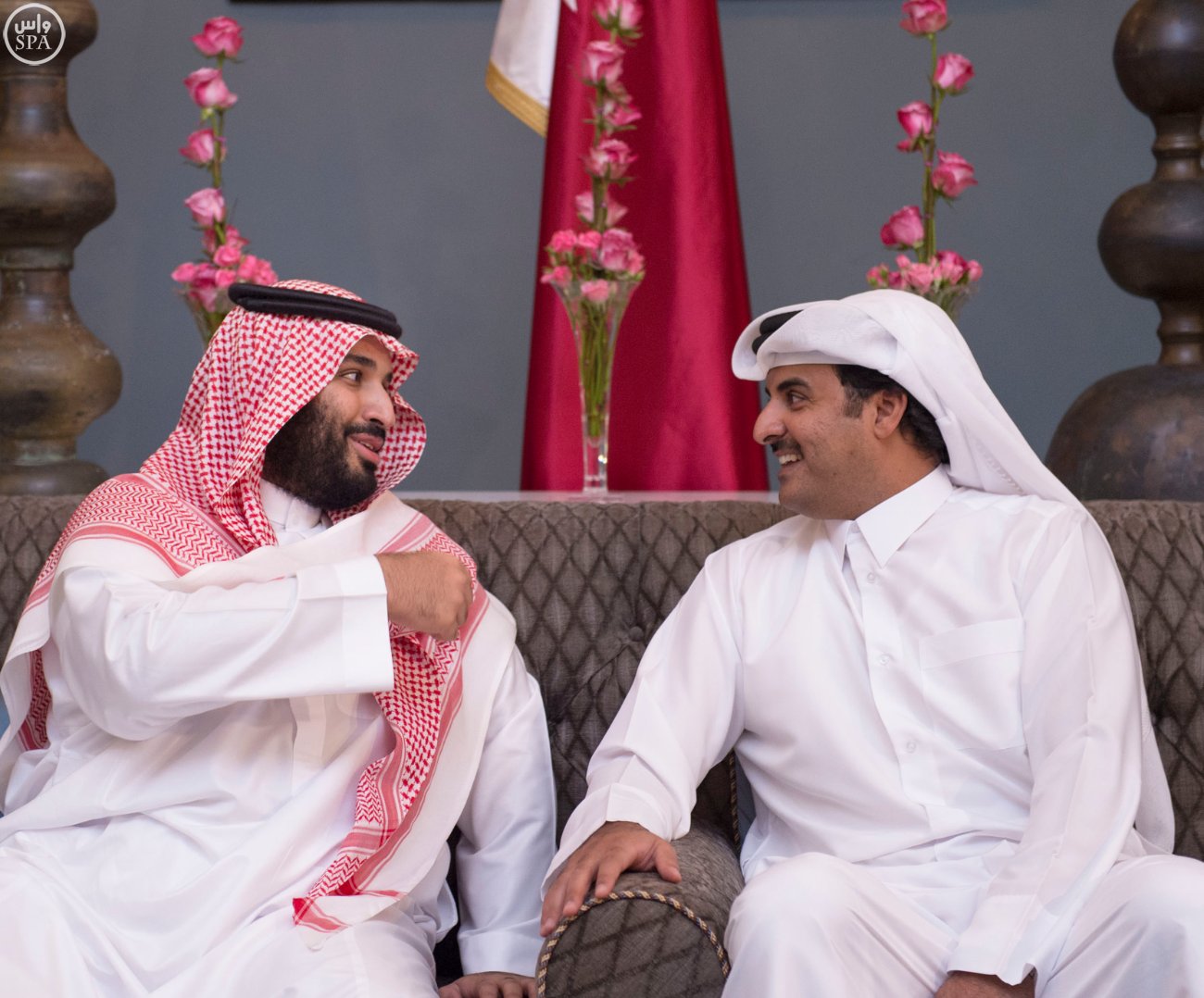 #ولي_ولي_العهد وأمير قطر يبحثان العلاقات الأخوية وتطورات المنطقة