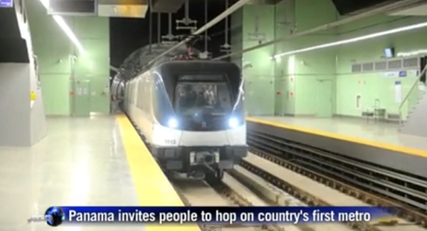 بالفيديو.. تدشين أول مترو بأمريكا الوسطى في بنما