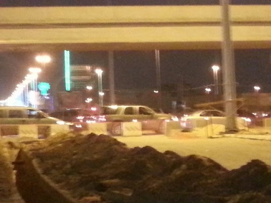 إقفال طريق الرياض يتسبب في ارتدادات مرورية في الخرج